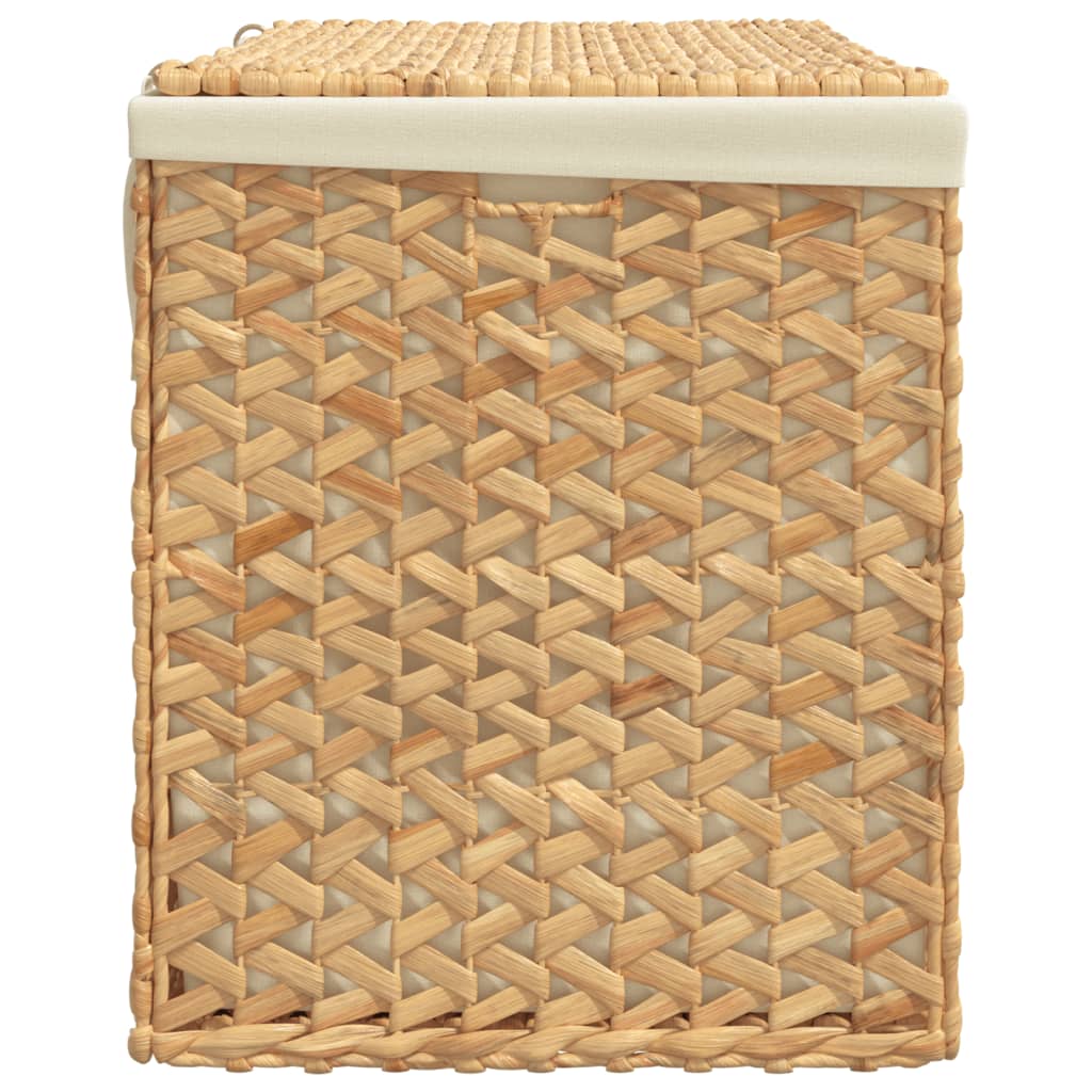 Cesto Portabiancheria a 3 Sezioni 75x42,5x52cm Giacinto d'Acqua | homemem39