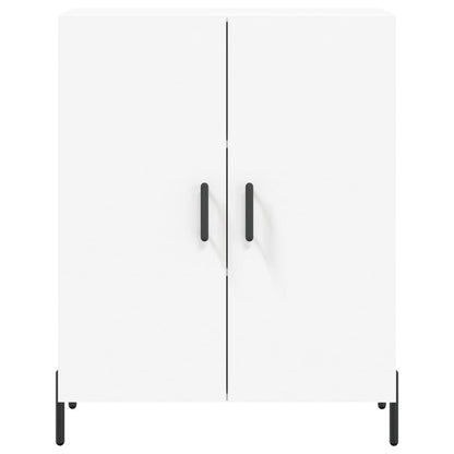 Credenza Bianca 69,5x34x180 cm in Legno Multistrato