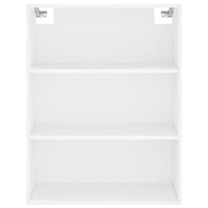 Credenza Bianca 69,5x34x180 cm in Legno Multistrato