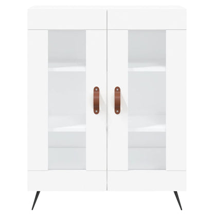 Credenza Bianca 69,5x34x180 cm in Legno Multistrato - homemem39