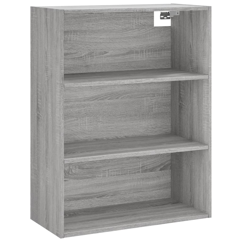 Credenza Grigio Sonoma 69,5x34x180 cm in Legno Multistrato - homemem39