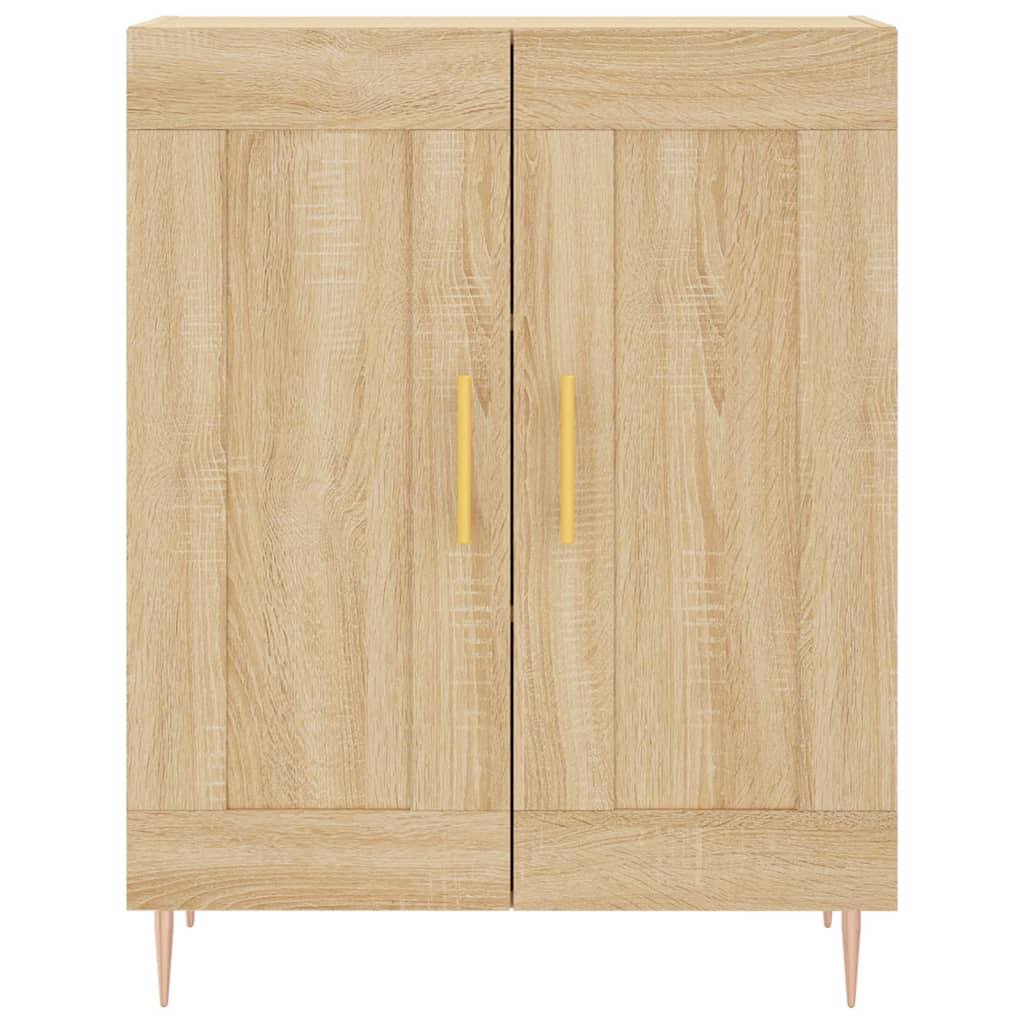 Credenza Rovere Sonoma 69,5x34x180 cm in Legno Multistrato - homemem39