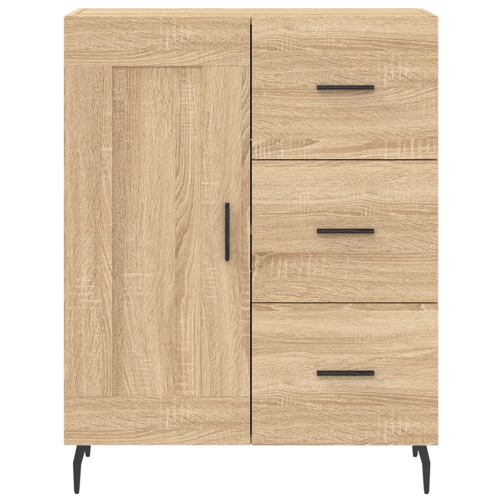 Credenza Rovere Sonoma 69,5x34x180 cm in Legno Multistrato