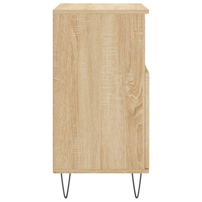 Credenze 2 pz Rovere Sonoma in Legno Multistrato