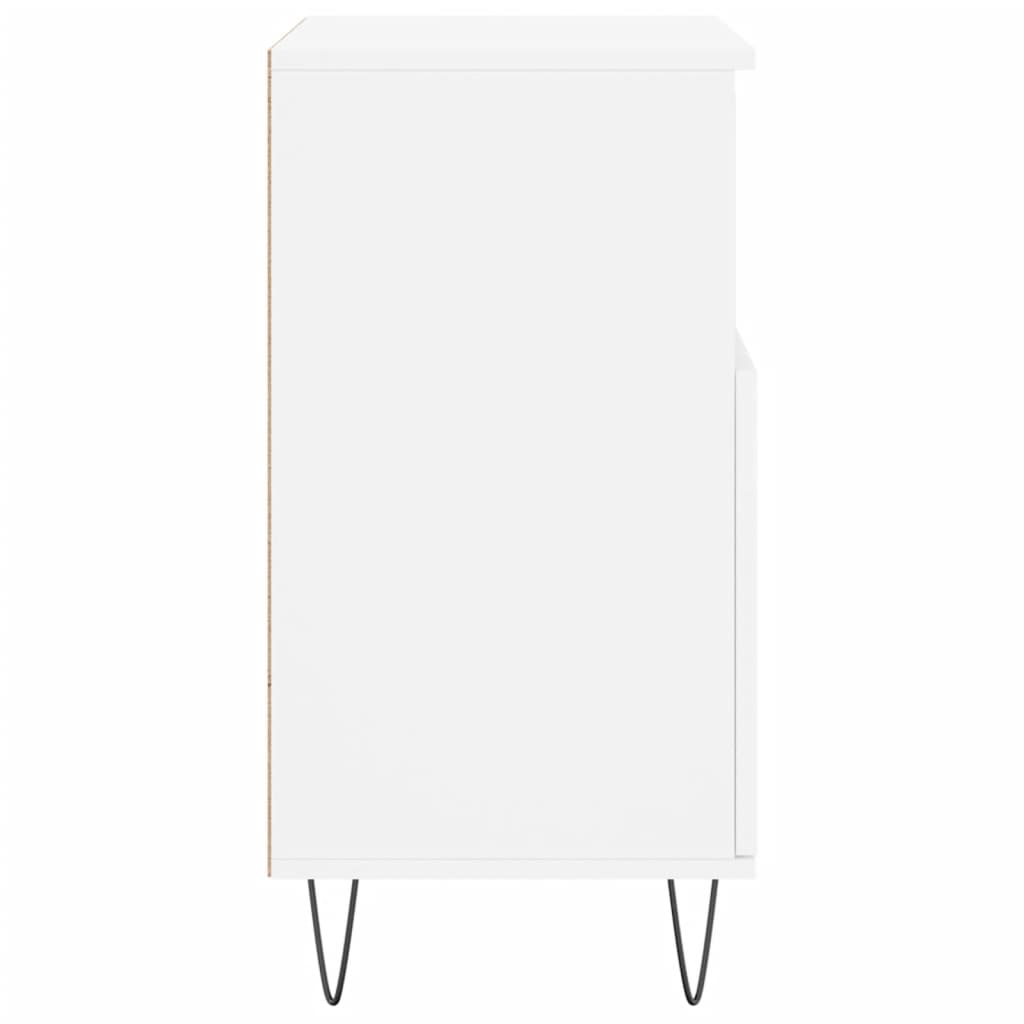 Credenze 3 pz Bianco in Legno Multistrato