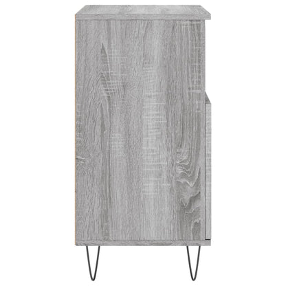Credenze 3 pz Grigio Sonoma in Legno Multistrato
