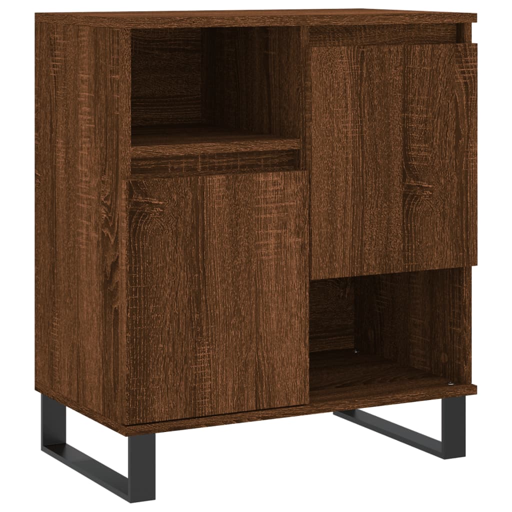 Credenze 3 pz Rovere Marrone in Legno Multistrato - homemem39
