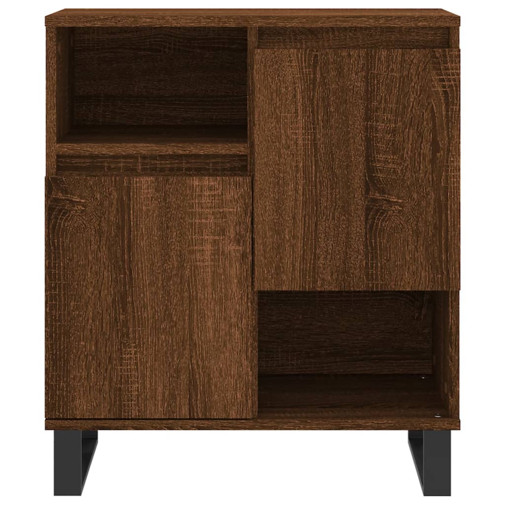 Credenze 3 pz Rovere Marrone in Legno Multistrato - homemem39