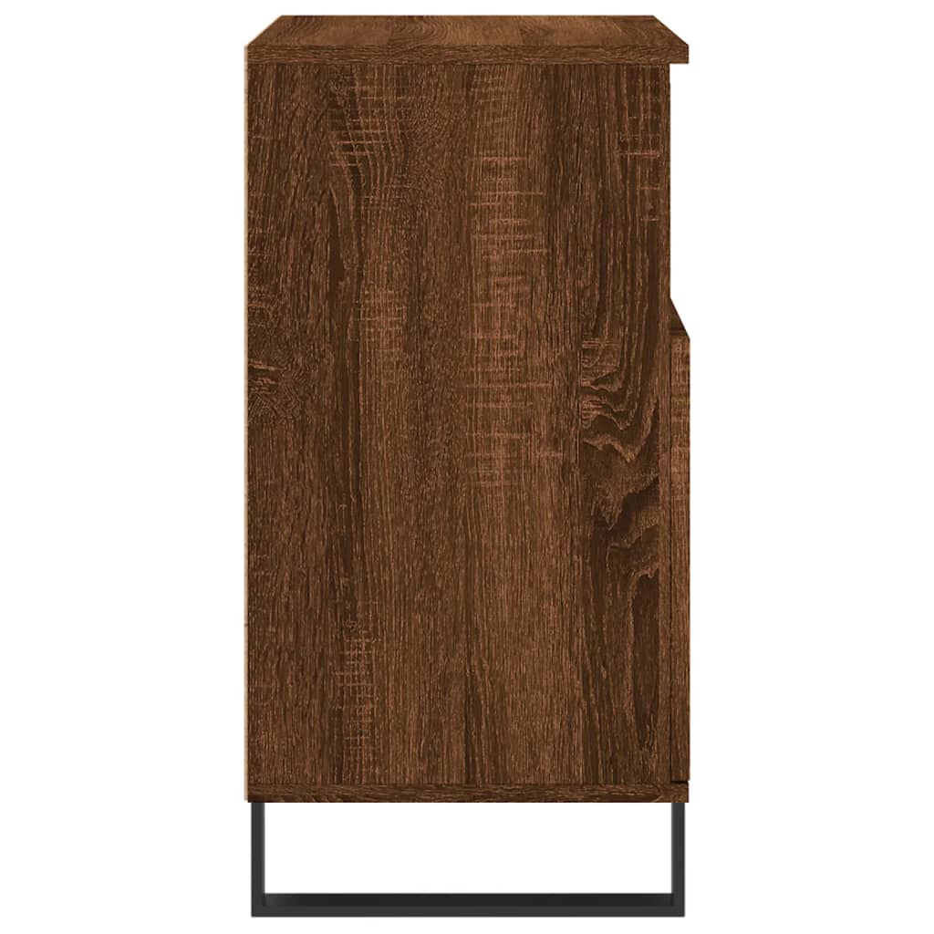 Credenze 3 pz Rovere Marrone in Legno Multistrato - homemem39