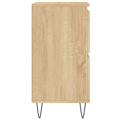 Credenze 2 pz Rovere Sonoma in Legno Multistrato