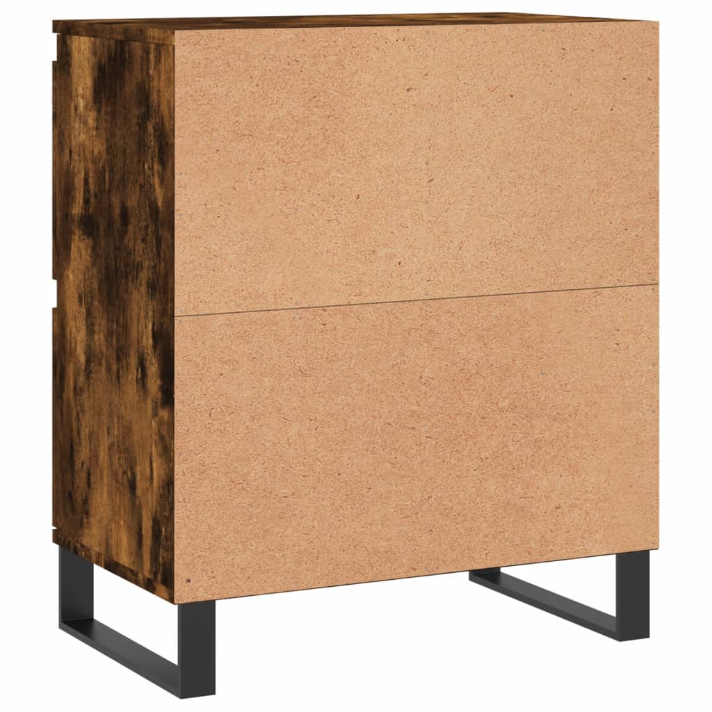 Credenze 2 pz Rovere Fumo in Legno Multistrato - homemem39