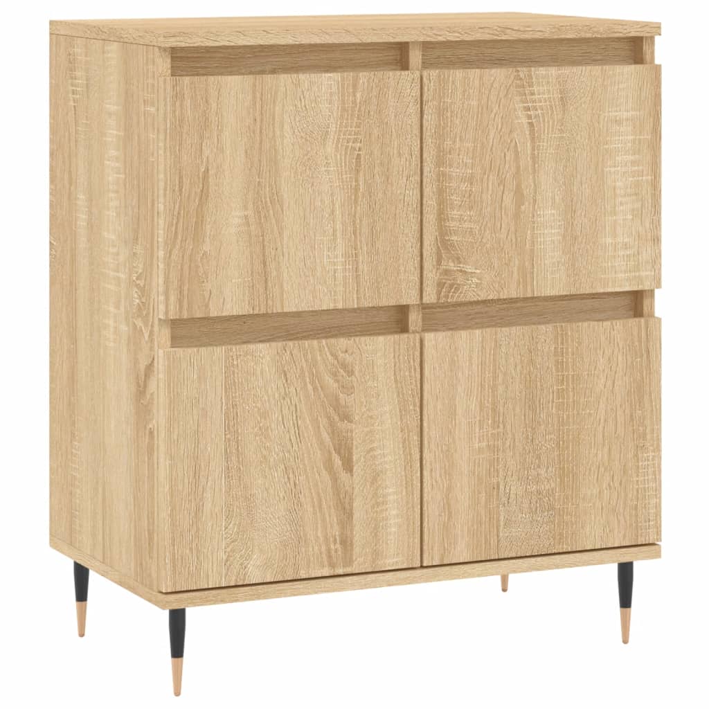 Credenze 3 pz Rovere Sonoma in Legno Multistrato