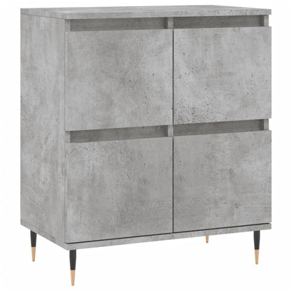 Credenze 3 pz Grigio Cemento in Legno Multistrato - homemem39