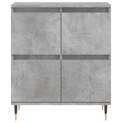 Credenze 3 pz Grigio Cemento in Legno Multistrato - homemem39