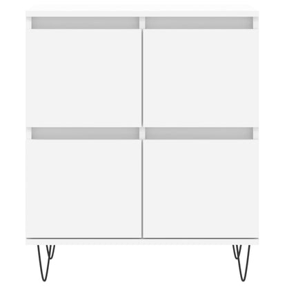 Credenze 3 pz Bianco in Legno Multistrato