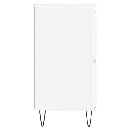 Credenze 3 pz Bianco in Legno Multistrato