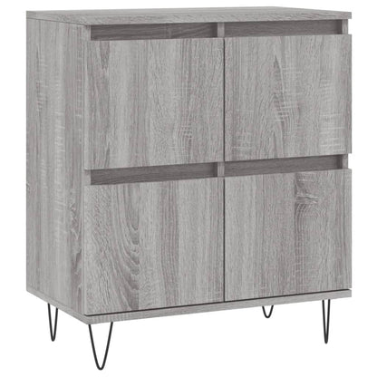 Credenze 3 pz Grigio Sonoma in Legno Multistrato - homemem39