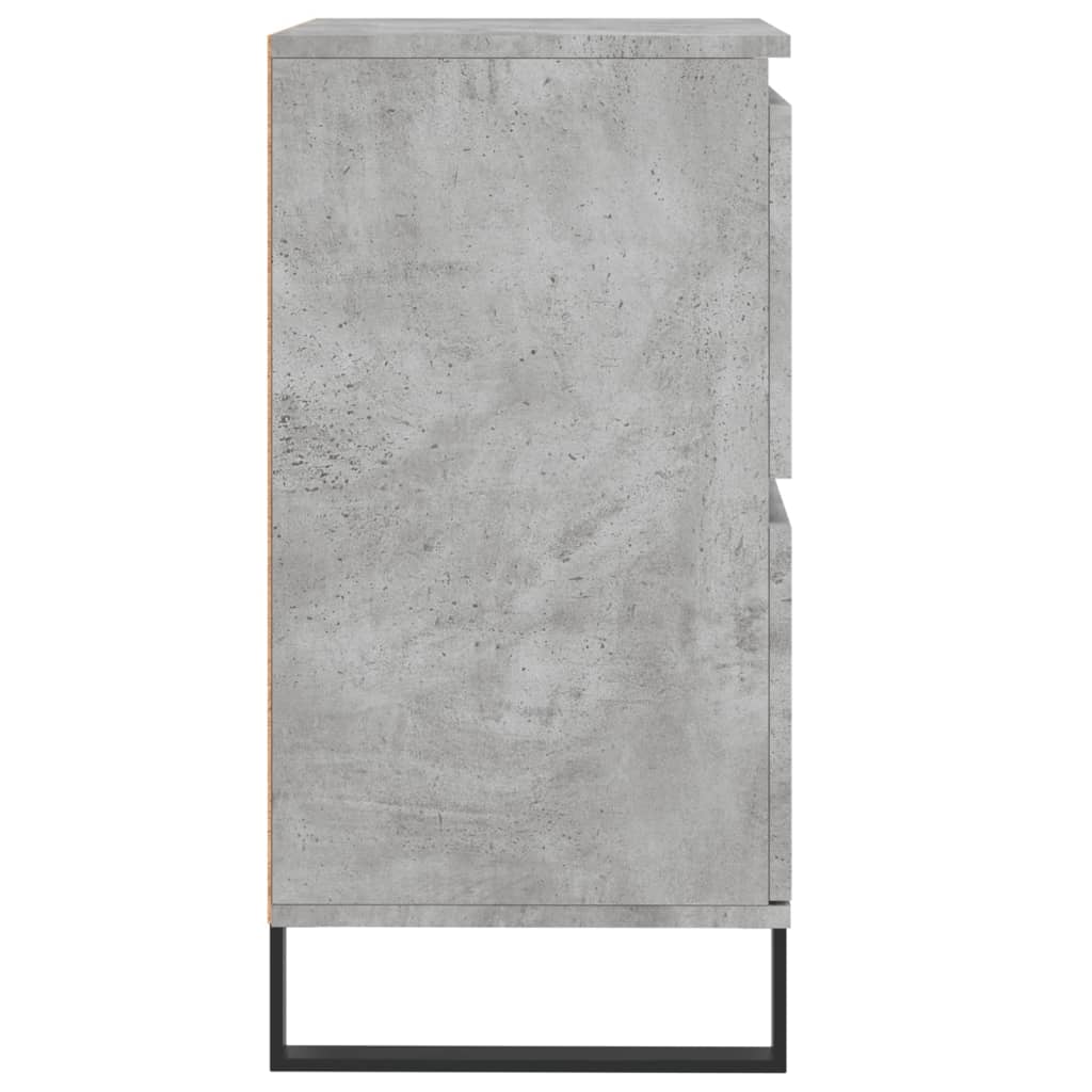 Credenze 3 pz Grigio Cemento in Legno Multistrato - homemem39