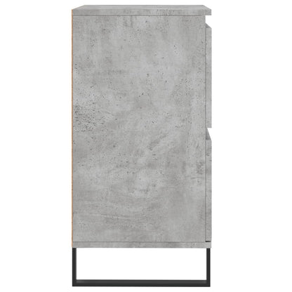 Credenze 3 pz Grigio Cemento in Legno Multistrato - homemem39