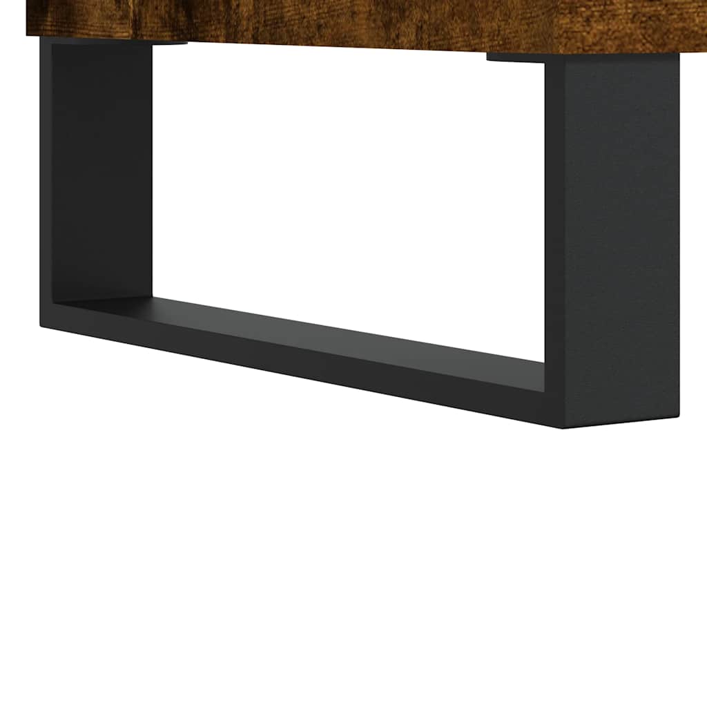 Set Mobili da Bagno 3 pz Rovere Fumo in Legno Multistrato | homemem39