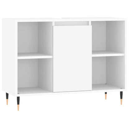 Set Mobili da Bagno 3 pz Bianco in Legno Multistrato | homemem39