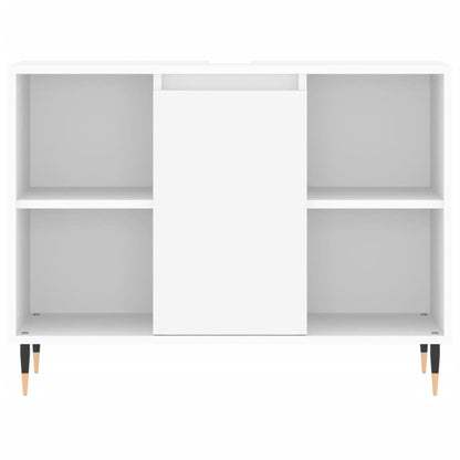 Set Mobili da Bagno 3 pz Bianco in Legno Multistrato | homemem39