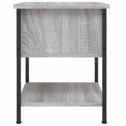 Comodino Grigio Sonoma 34x35,5x45 cm in Legno Multistrato