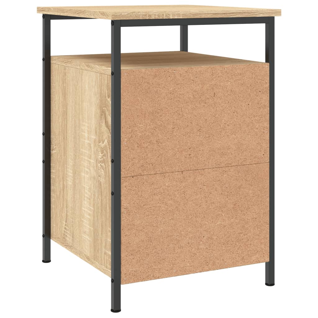 Comodini 2 pz Rovere Sonoma 40x42x60 cm in Legno Multistrato