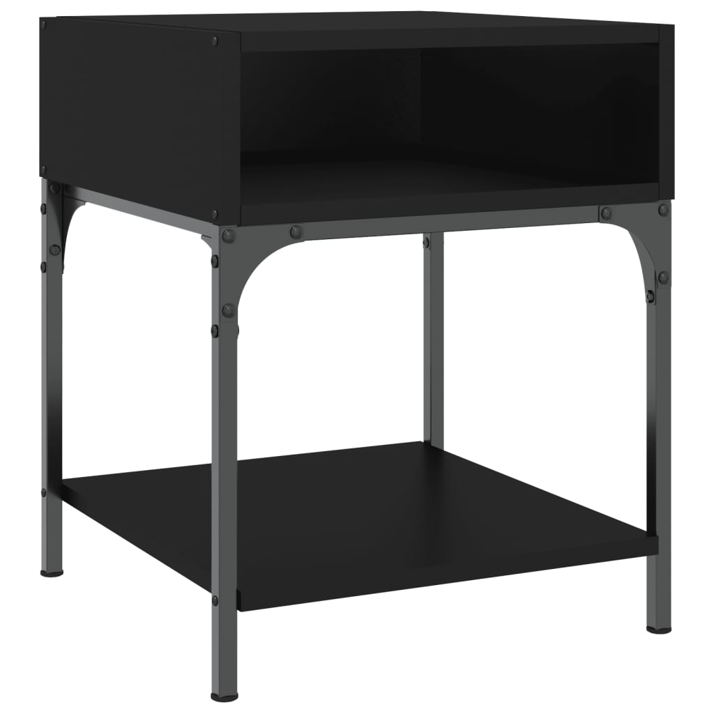 Comodini 2 pz Neri