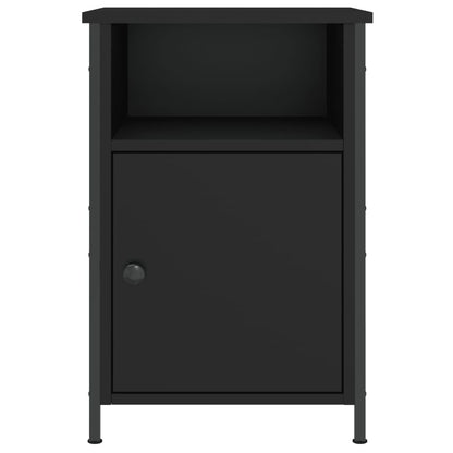 Comodini 2 pz Neri 40x42x60 cm in Legno Multistrato