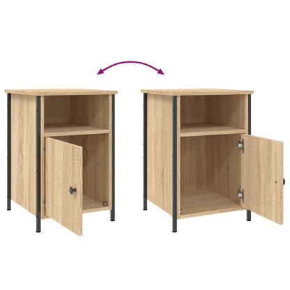Comodini 2 pz Rovere Sonoma 40x42x60 cm in Legno Multistrato