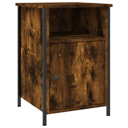 Comodino Rovere Fumo 40x42x60 cm Legno Multistrato - homemem39