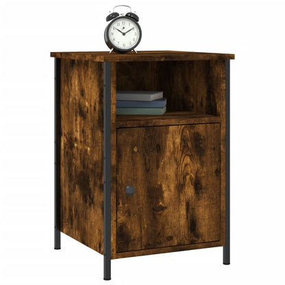 Comodino Rovere Fumo 40x42x60 cm Legno Multistrato - homemem39
