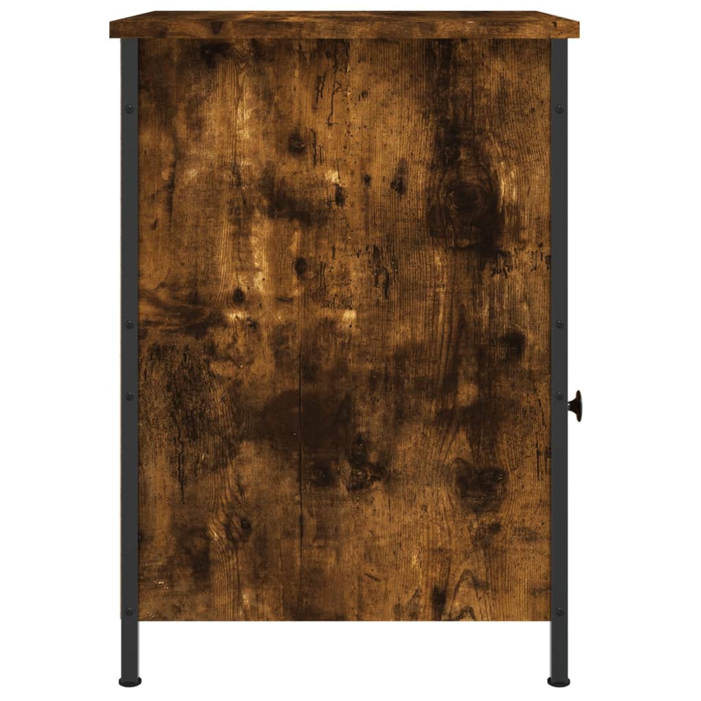 Comodino Rovere Fumo 40x42x60 cm Legno Multistrato - homemem39