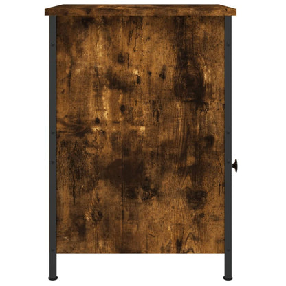 Comodino Rovere Fumo 40x42x60 cm Legno Multistrato - homemem39