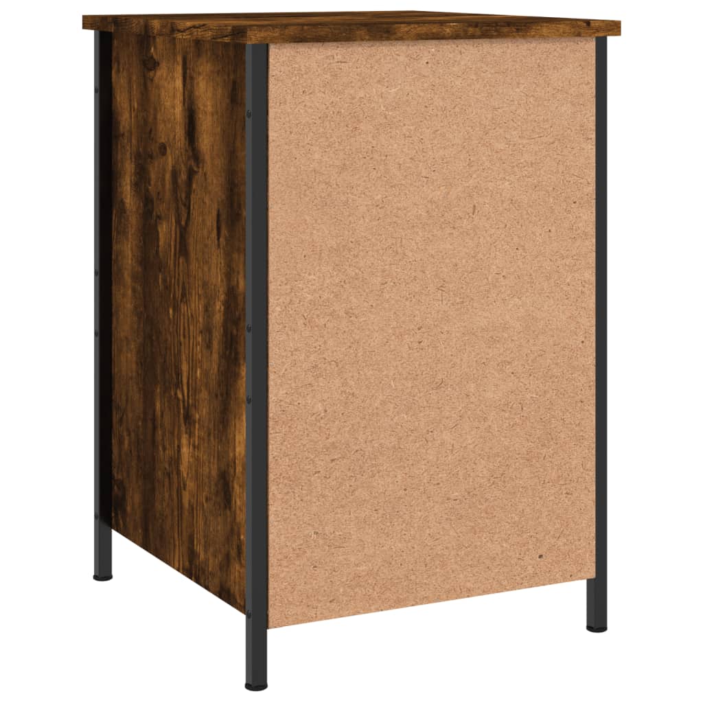 Comodino Rovere Fumo 40x42x60 cm Legno Multistrato - homemem39