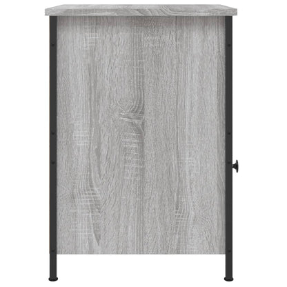 Comodini 2 pz Grigio Sonoma 40x42x60 cm in Legno Multistrato