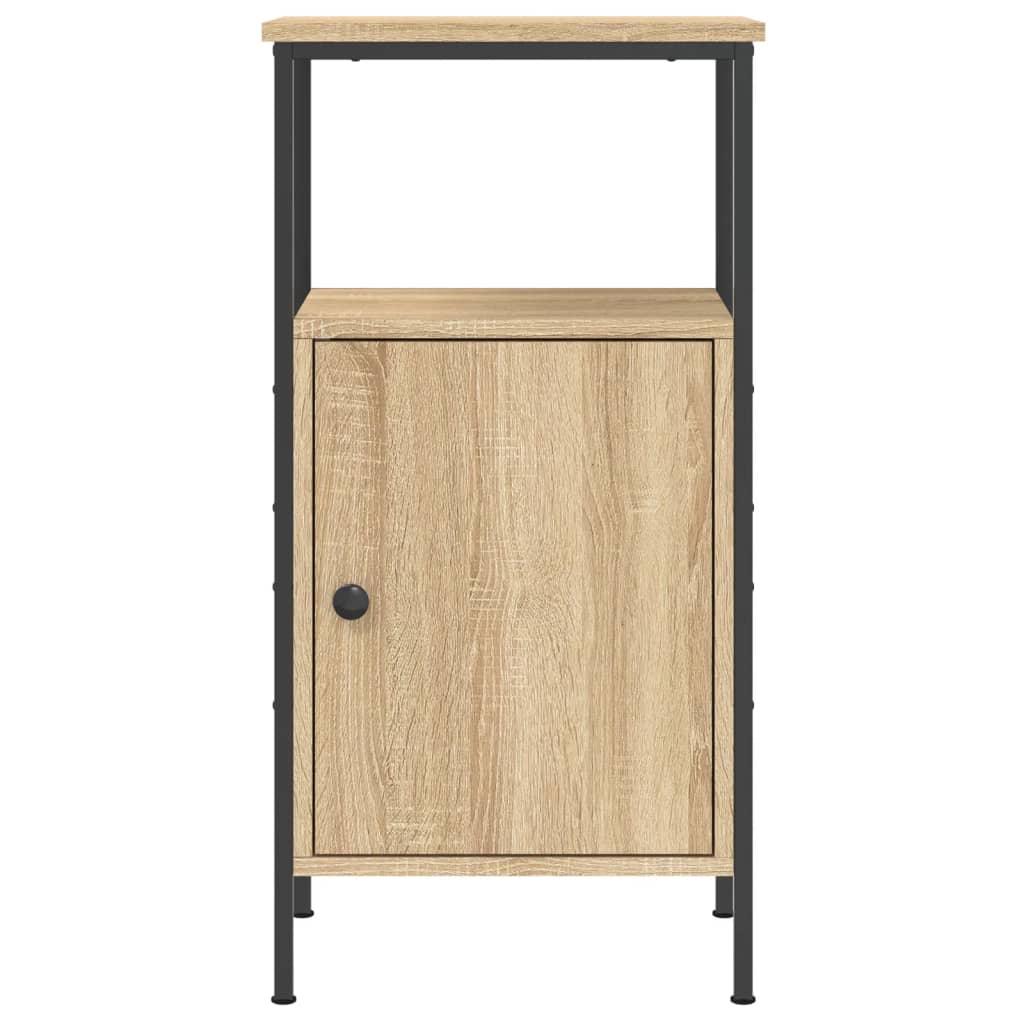 Comodini 2pz Rovere Sonoma 41x31x80 cm in Legno Multistrato