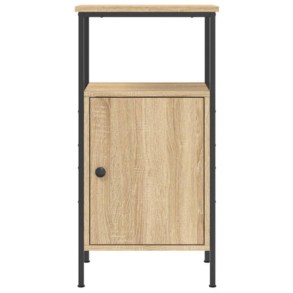 Comodini 2pz Rovere Sonoma 41x31x80 cm in Legno Multistrato