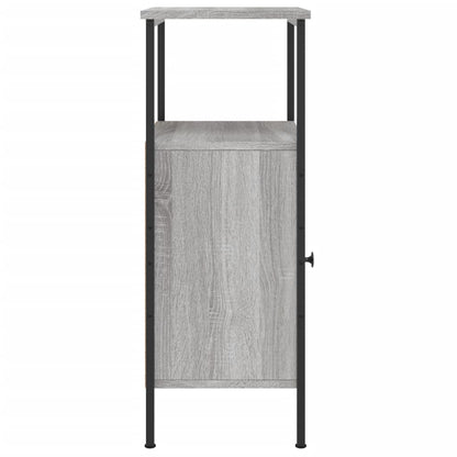 Comodini 2pz Grigio Sonoma 41x31x80 cm in Legno Multistrato