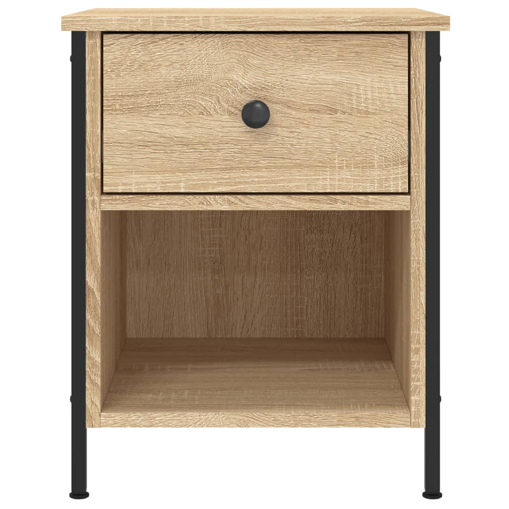 Comodini 2 pz Rovere Sonoma 40x42x50 cm in Legno Multistrato