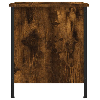 Comodini 2 pz Rovere Fumo 40x42x50 cm in Legno Multistrato