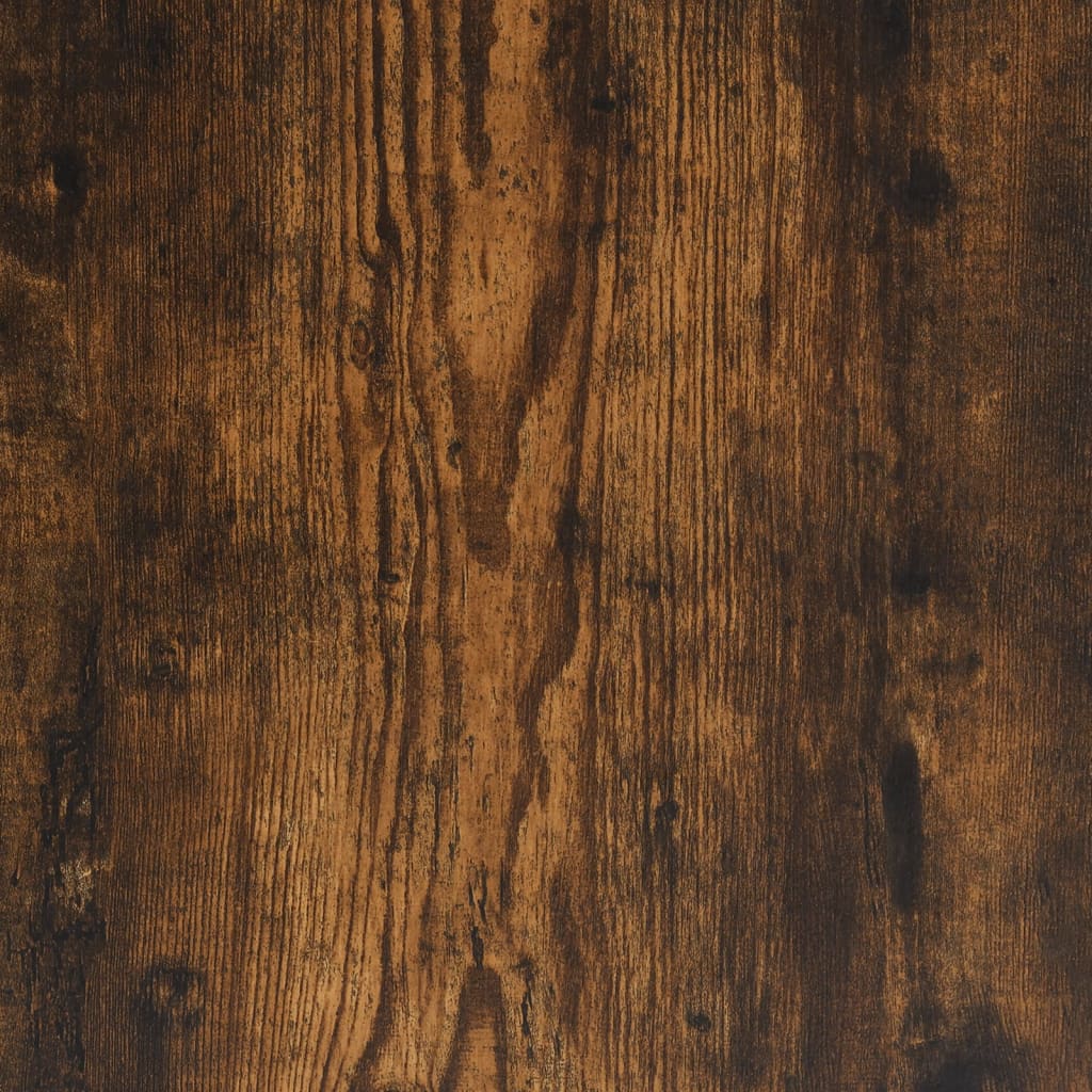 Comodino Rovere Fumo 34x35,5x70 cm in Legno Multistrato