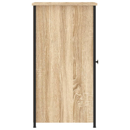 Comodino Rovere Sonoma 32x42x80 cm in Legno Multistrato