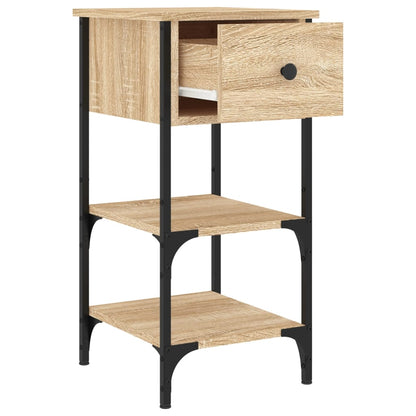 Comodino Rovere Sonoma 34x36x70 cm in Legno Multistrato