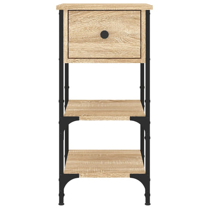 Comodino Rovere Sonoma 34x36x70 cm in Legno Multistrato