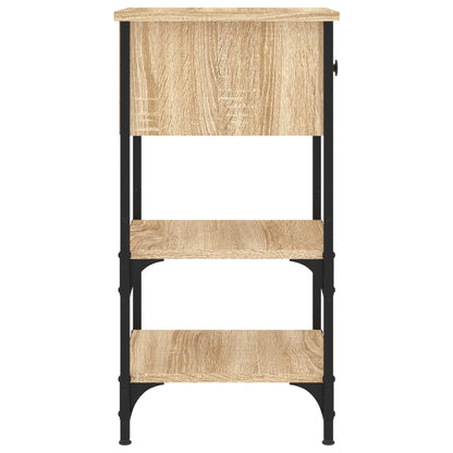 Comodino Rovere Sonoma 34x36x70 cm in Legno Multistrato