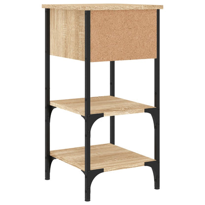 Comodino Rovere Sonoma 34x36x70 cm in Legno Multistrato