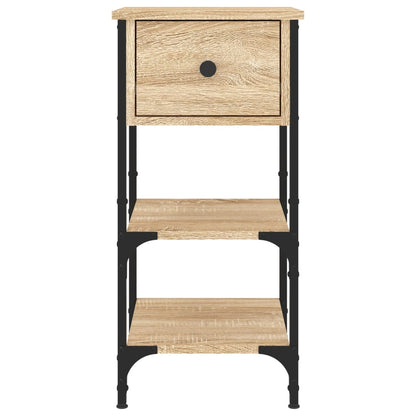 Comodini 2 pz Rovere Sonoma 34x36x70 cm in Legno Multistrato