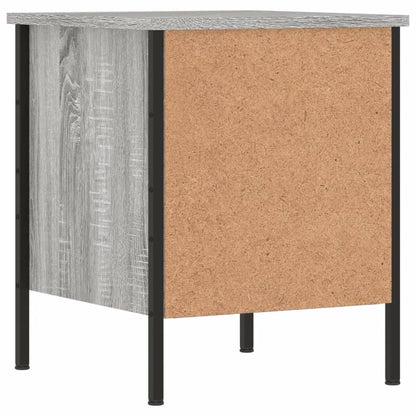 Comodini 2 pz Grigio Sonoma 40x42x50 cm in Legno Multistrato